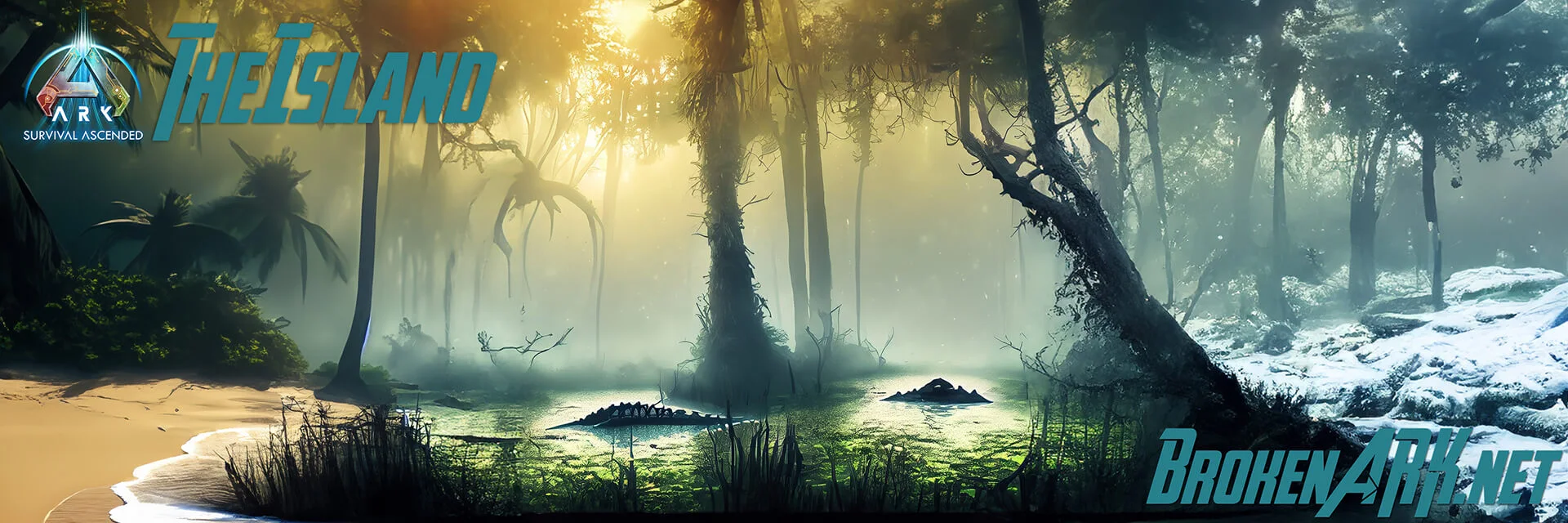 The Island · BrokenArk map artwork